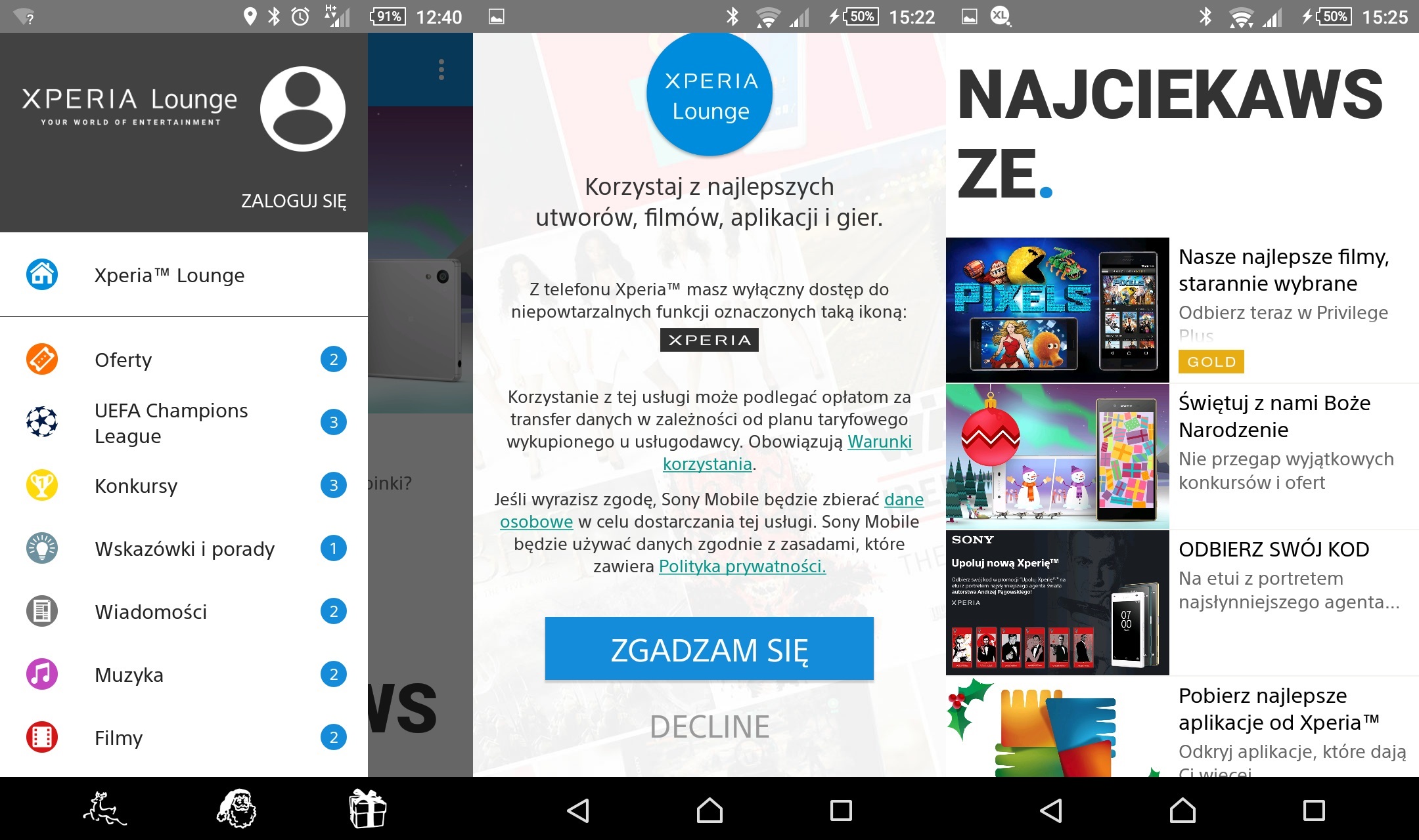 Recenzja Sony Xperii Z5 Compact i aplikacja Xperia Lounge - 90sekund.pl