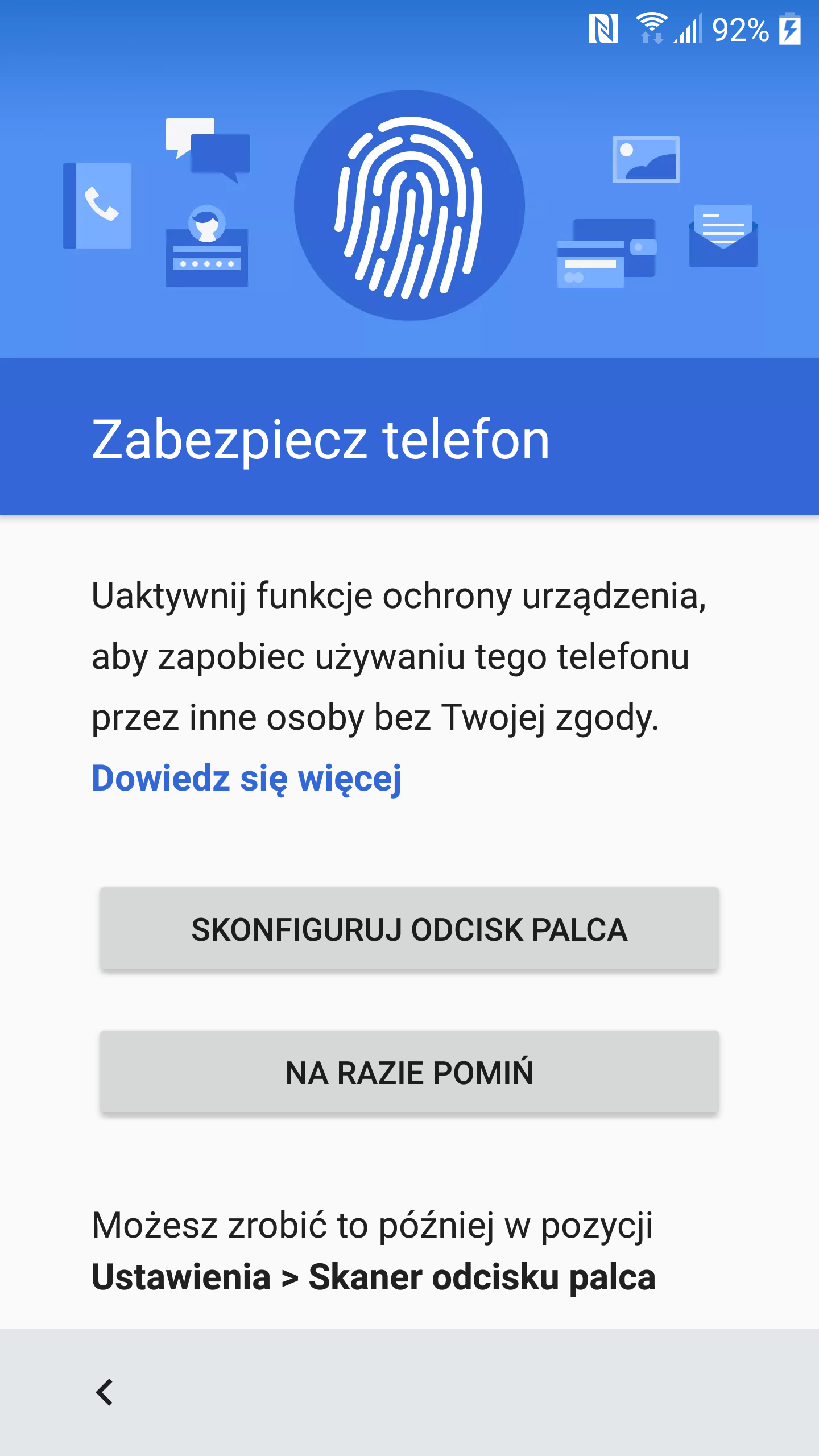 Zabezpieczenie HTC 10 odciskiem palca sprawdza się wybornie - recenzja 90sekund.pl