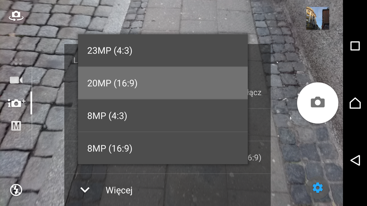 Sony Xperia Z5 Premium - Mennu aparatu- 90sekund.pl