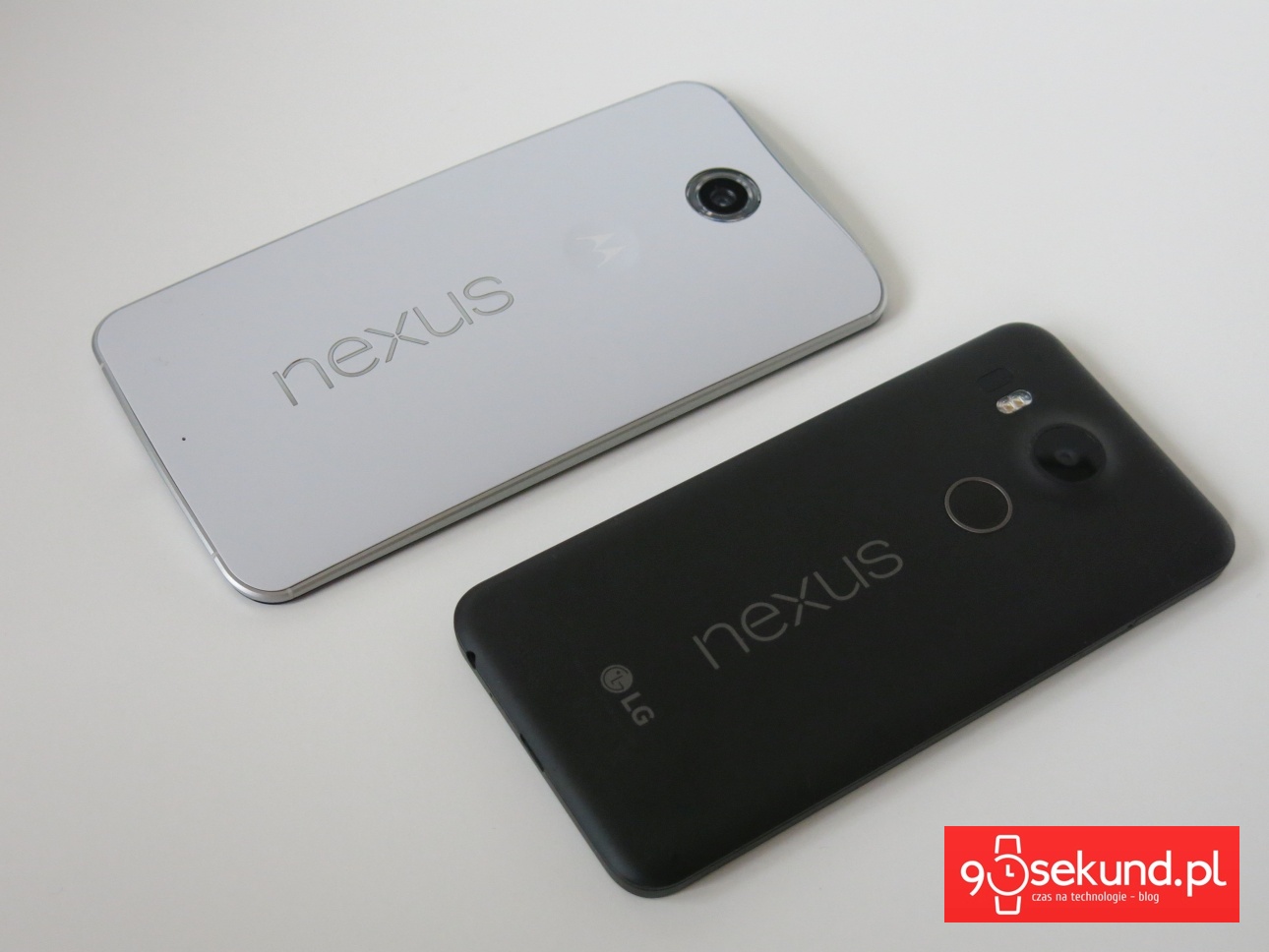 Test i recenzja LG Nexus 5X (LGH791), a obok Motorola Nexus 6 - 90sekund.pl