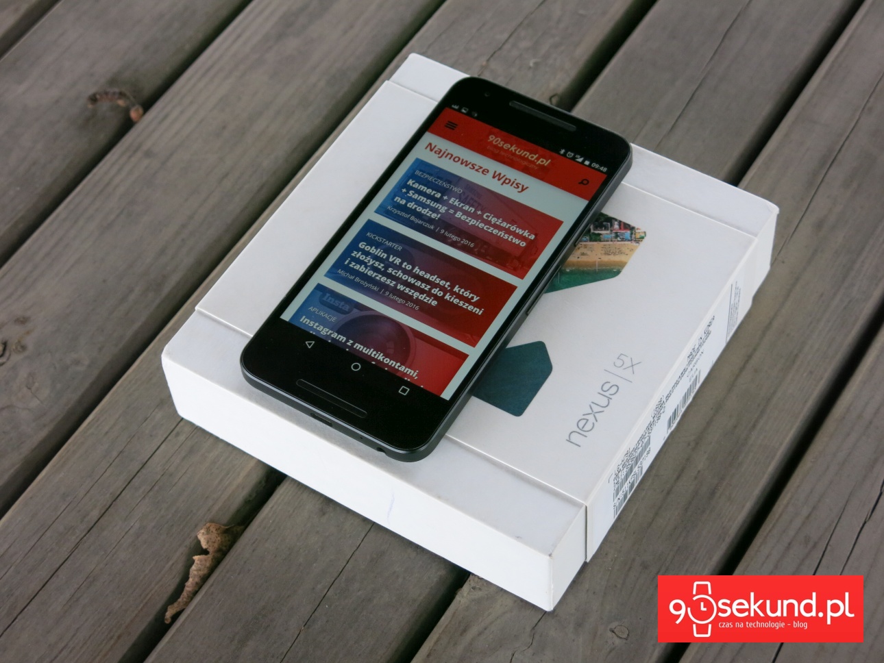 Test i recenzja LG Nexus 5X (LGH791) - 90sekund.pl