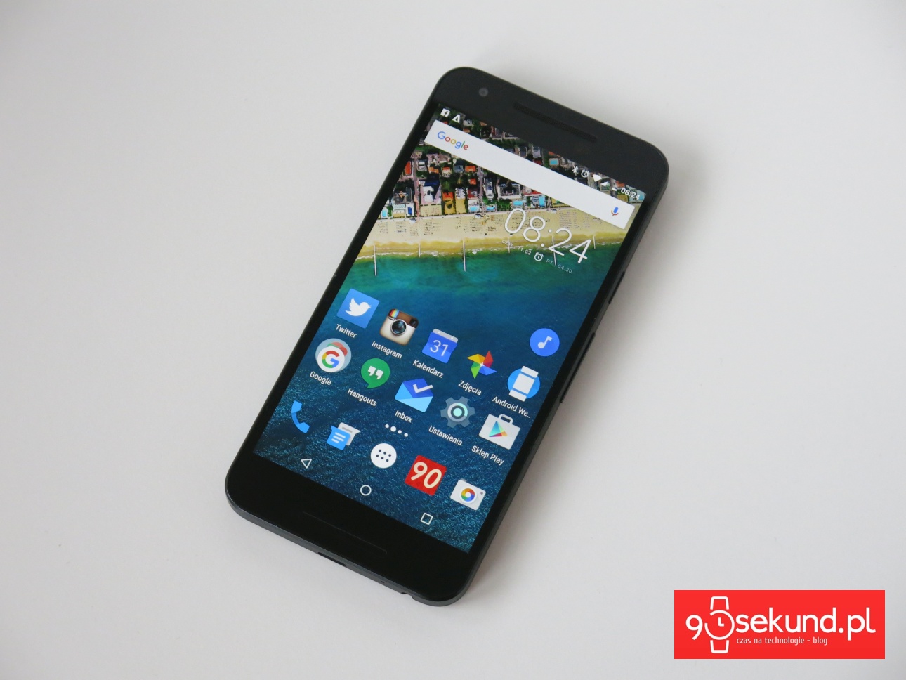 Test i recenzja LG Nexus 5X (LGH791) - ekran główny - 90sekund.pl