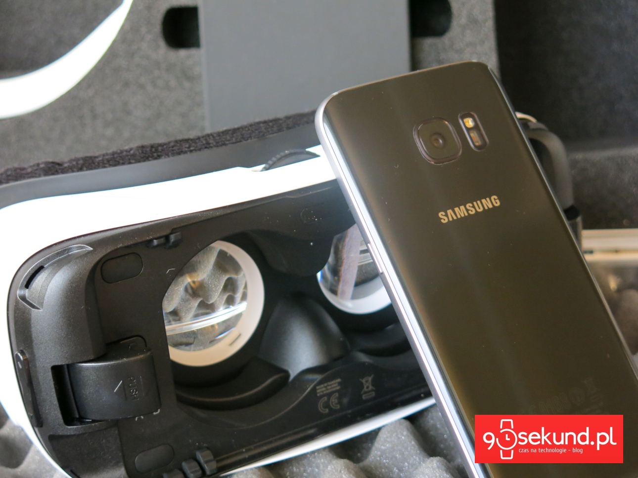 Samsung Galaxy S7 SM-G930 oraz headset Gear VR- recenzja 90sekund.pl