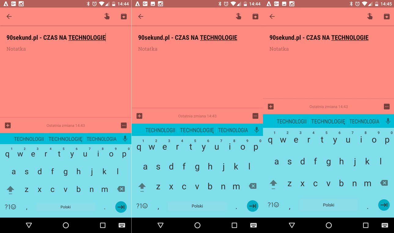 Całkowicie nowe opcje konfiguracyjne w klawiaturze w Androidzie N - tutaj regulujesz jej wysokość - 90sekund.pl