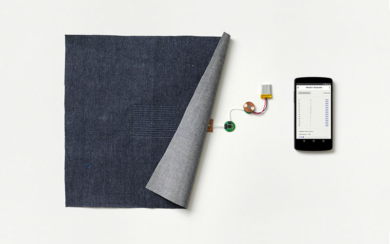 Elektronika, która składa się na kurtkę w ramach projektu Google Jacquard - fot. Google