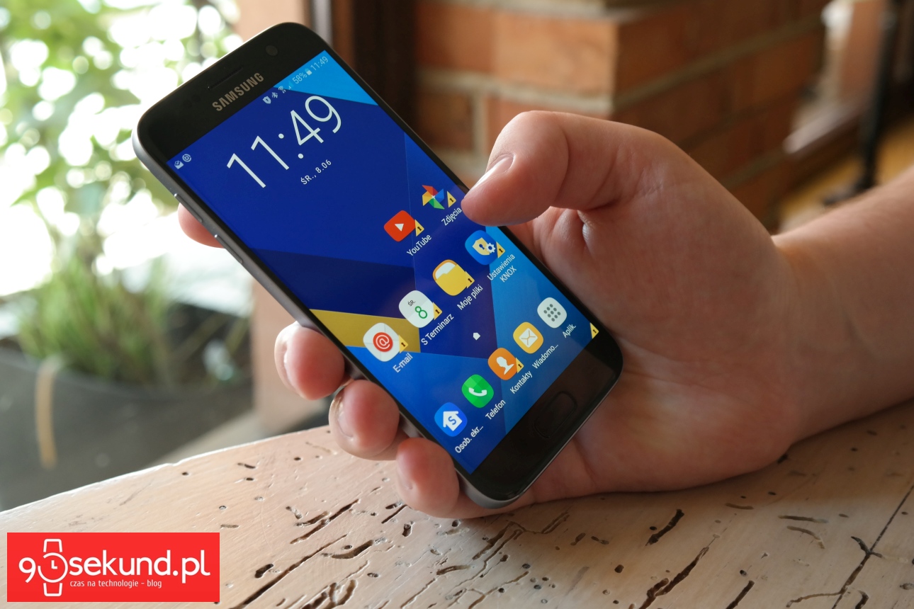 Samsung Galaxy S7 chroniony przez dedykowaną aplikację MyKnox - 90sekund.pl