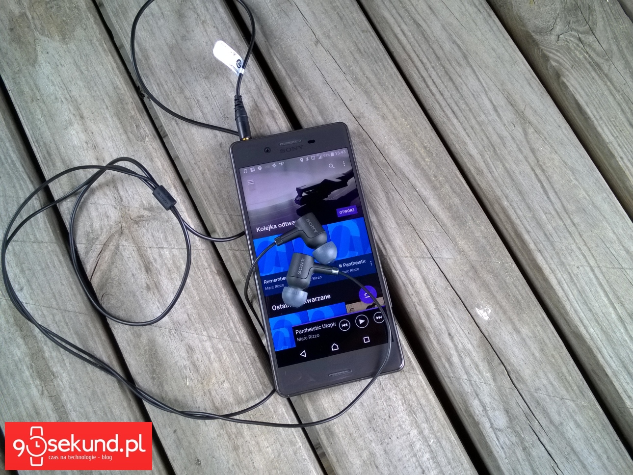 Sony Xperia X oraz słuchawki High-Resolution Audio Headset MDR-NC750 - 90sekund.pl
