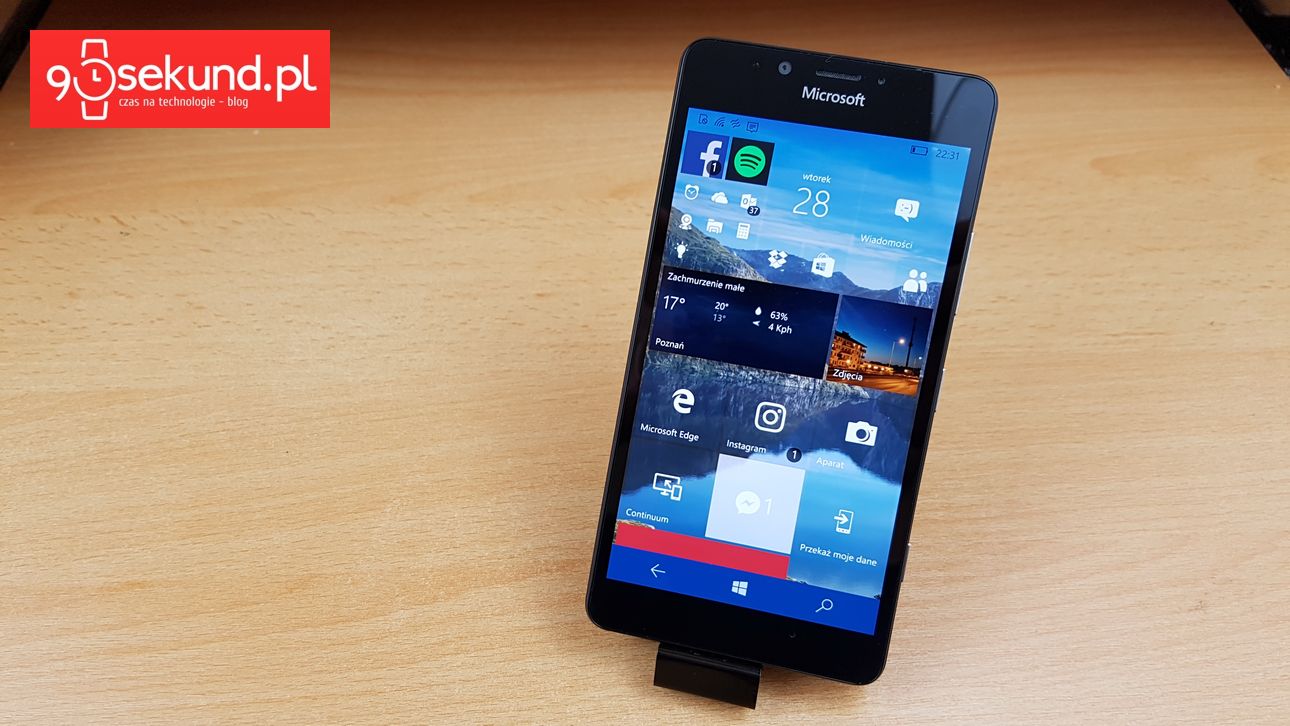 Microsoft Lumia 950 - 90sekund.pl