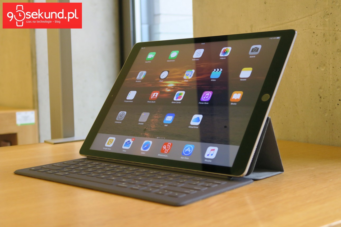 Apple iPad Pro 12,9 (2015) i klawiatura Smart Keyboard - recenzja 90sekund.pl