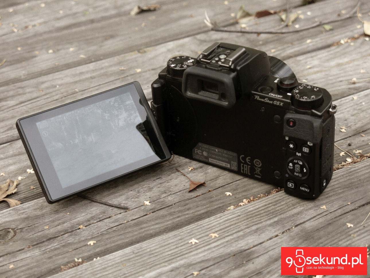 Canon PowerShot G5 X - recenzja 90sekund.pl