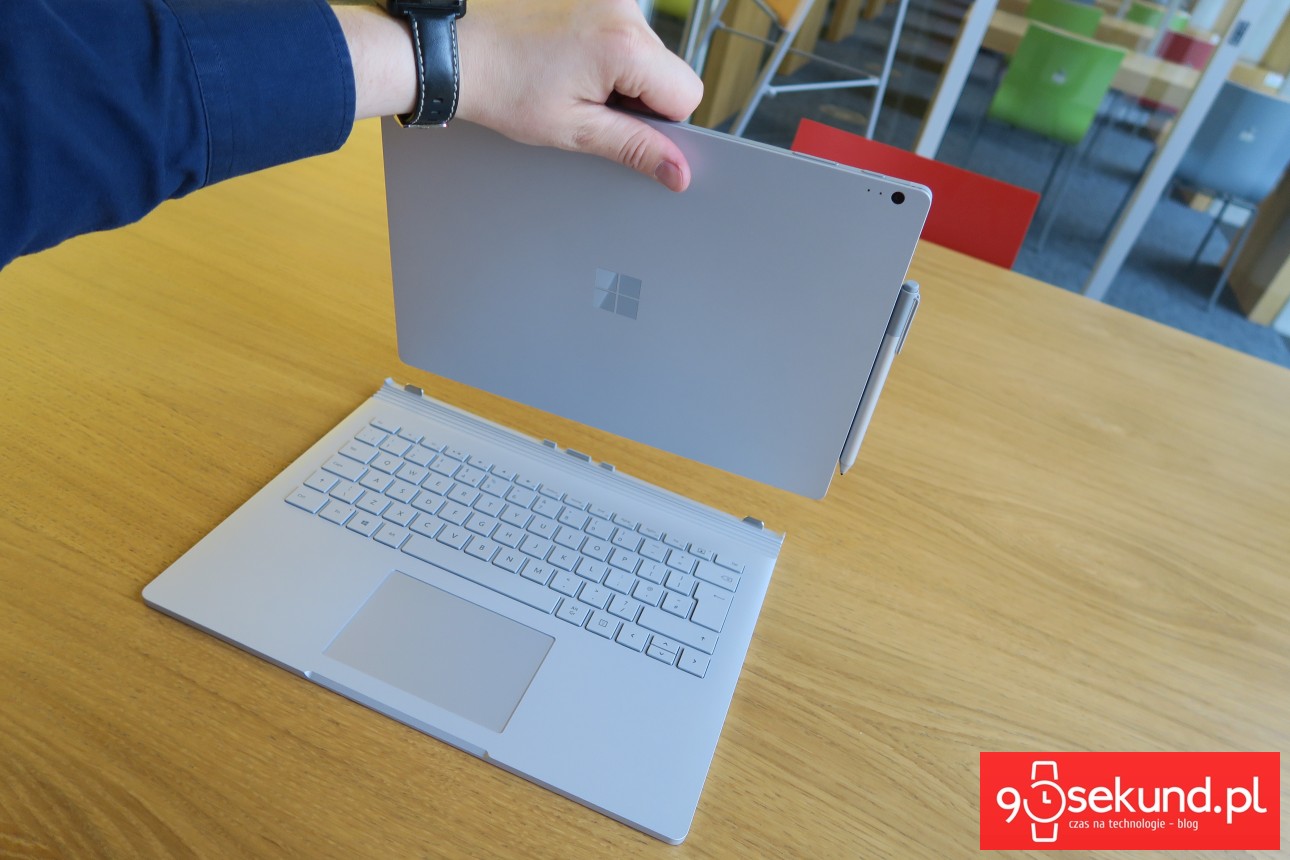 Microsoft Surface Book (2015) - recenzja 90sekund.pl