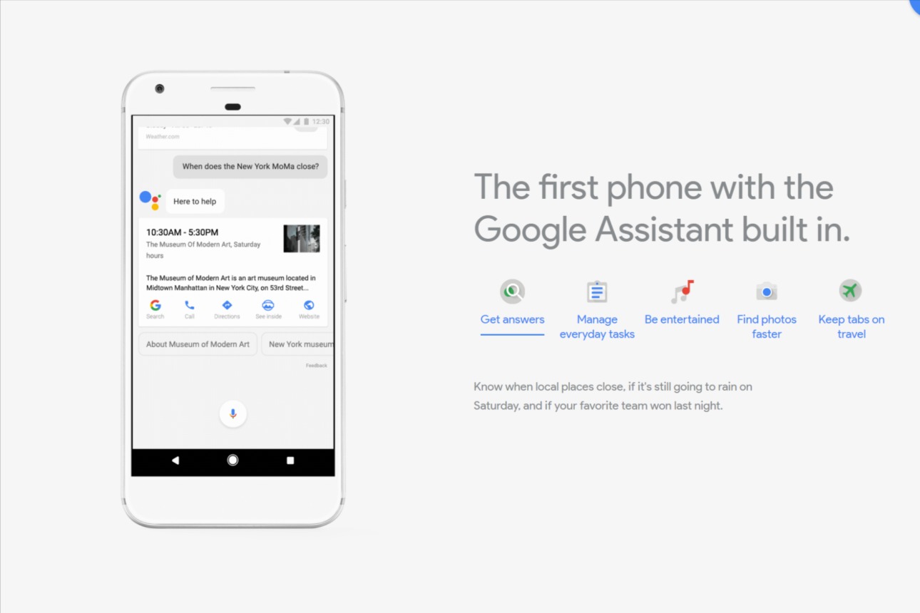 Google Pixel i inteligentna asystentka głosowa Google Assistant - fot. mat. pras.