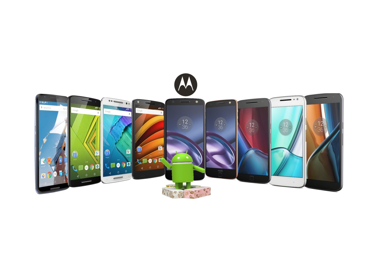Rodzina smartfonów Lenovo z serii Moto, które otrzymają Androida 7.0 Nougat - fot. mat. pras.