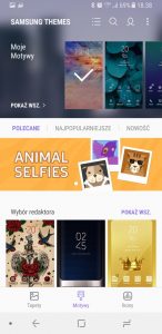 Wygląd systemu w Galaxy A8 - recenzja 90sekund.pl