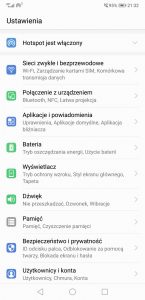 Recenzja Huawei P20 Pro - System. Nakładka EMUI 8.1.0 - 90sekund.pl