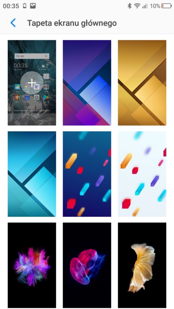 Wygląd systemu w Neffos C7 - 90sekund.pl