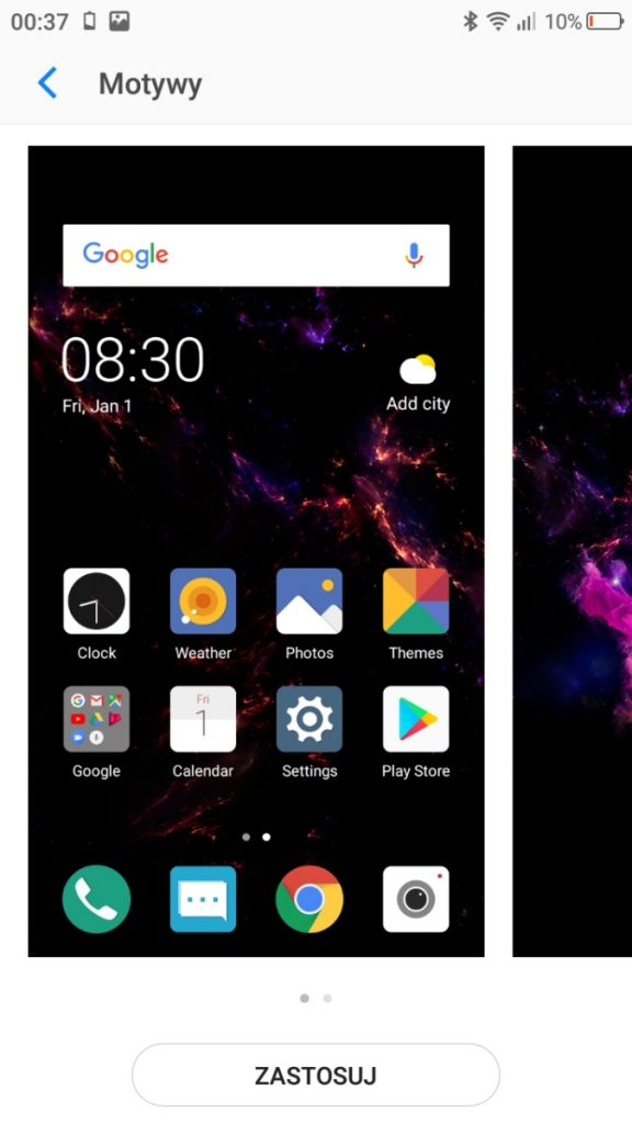Wygląd systemu w Neffos C7 - 90sekund.pl