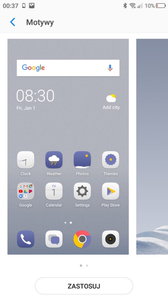 Wygląd systemu w Neffos C7 - 90sekund.pl