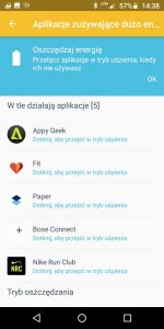 Sugestie Moto w Moto G6 Plus - recenzja 90sekund.pl