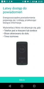 Wyświetlacz Moto w Moto G6 Plus - recenzja 90sekund.pl