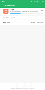 Przykładowy czas działania Xiaomi Mi Mix 2s na jednym ładowaniu baterii - 90sekund.pl