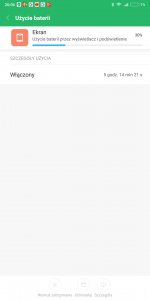 Przykładowy czas działania Xiaomi Mi Mix 2s na jednym ładowaniu baterii - 90sekund.pl