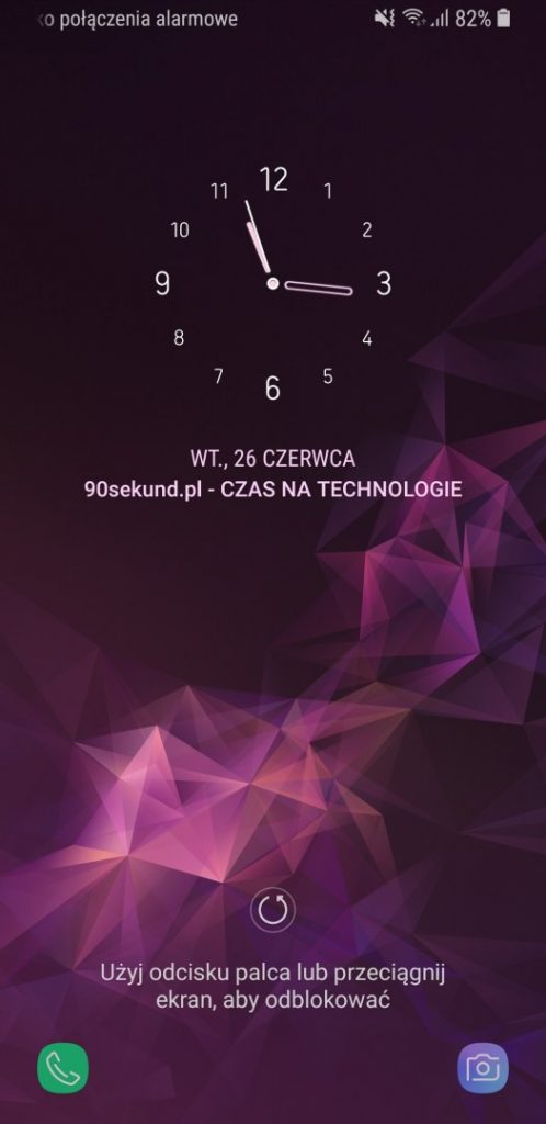 Wygląd systemu w SGS9 - 90sekund.pl - Michał Brożyński