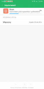 Przykładowy czas pracy Xiaomi Redmi Note 5 na jednym ładowaniu baterii - 90sekund.pl