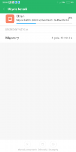 Przykładowy czas pracy Xiaomi Redmi Note 5 na jednym ładowaniu baterii - 90sekund.pl