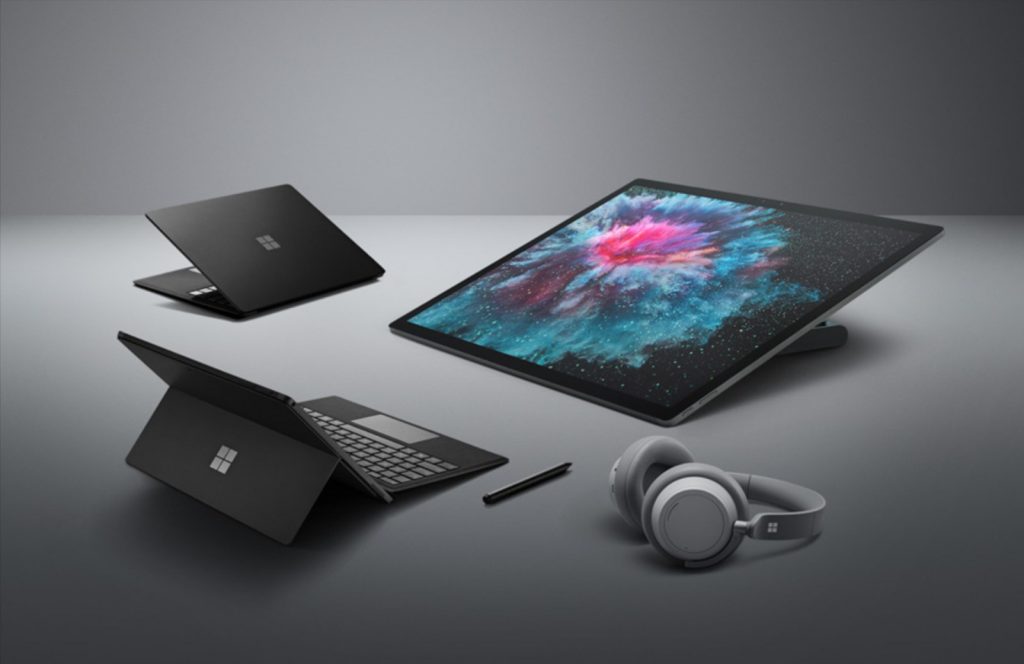 Nowe urządzenia Microsoftu: Surface laptop 2, Surface pro 2, Surface Studio 2 oraz słuchawki Surface Headphones