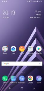 Wygląd systemu w Galaxy A6+ - 90sekund.pl / Michał Brożyński