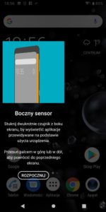 Boczny Sensor w Sony Xperii XZ3 - Michał Brożyński 90sekund.pl