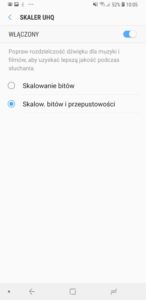 Ustawienia muzyczne w Galaxy A7 2018 - Michał Brożyński 90sekund.pl