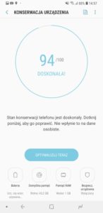 Ustawienia wydajności Galaxy A7 2018 - Michał Brożyński 90sekund.pl