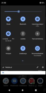 Interfejs w Sony Xperii XZ3 - Michał Brożyński 90sekund.pl
