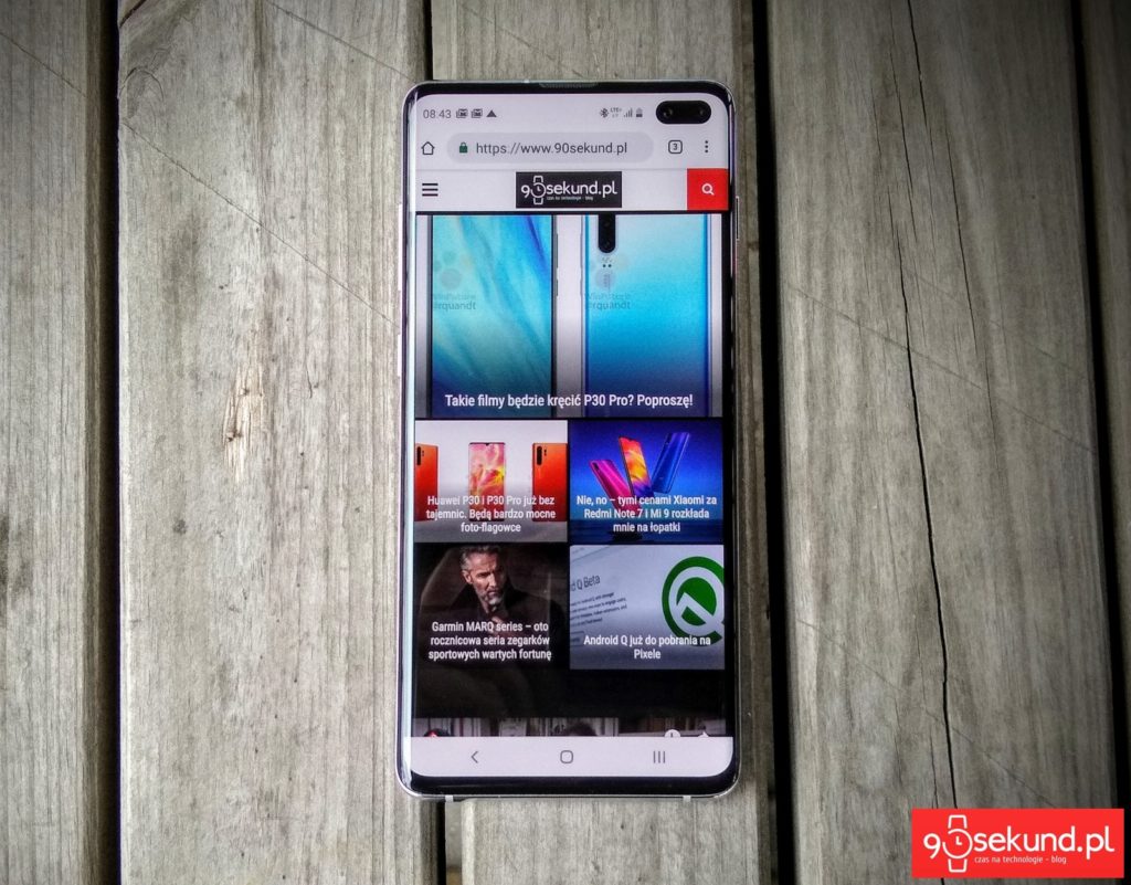 Samsung Galaxy S10 Plus - Michał Brożyński 90sekund.pl