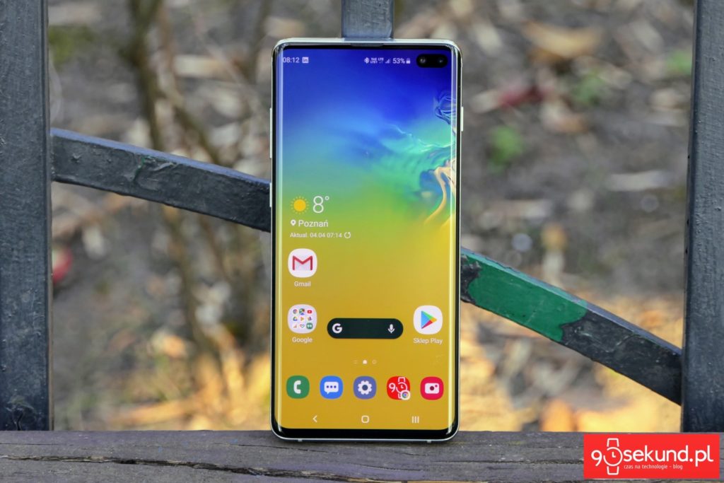 Recenzja Samsung Galaxy S10+ Plus - Michał Brożyński 90sekund.pl